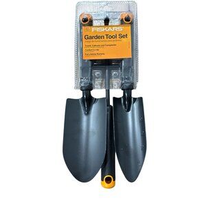 FISKARS Garden Tool Set (Trowel, Cultivator, and Transplanter)